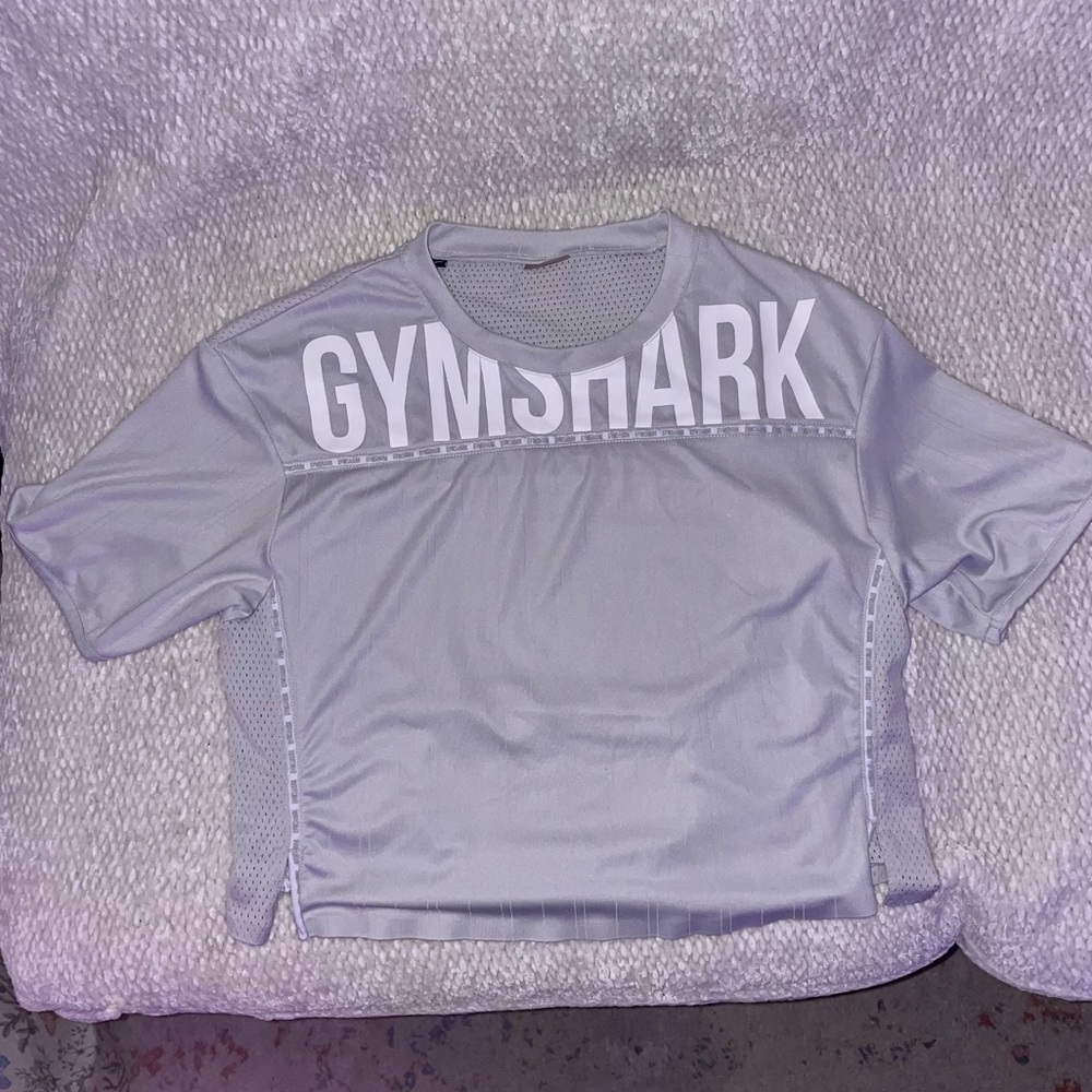 gymshark cropped cutout workout shirt